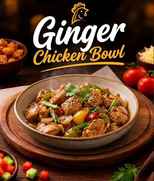 GINGER CHICKEN BOWL