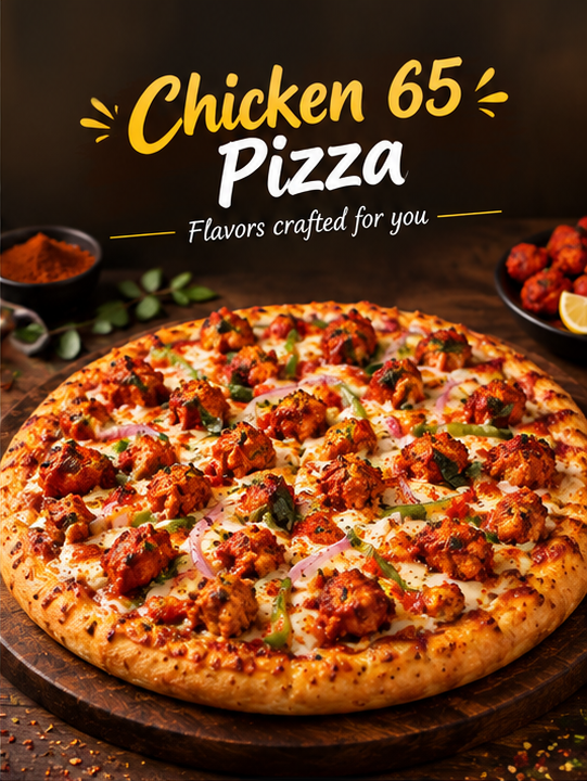 CHICKEN 65 PIZZA