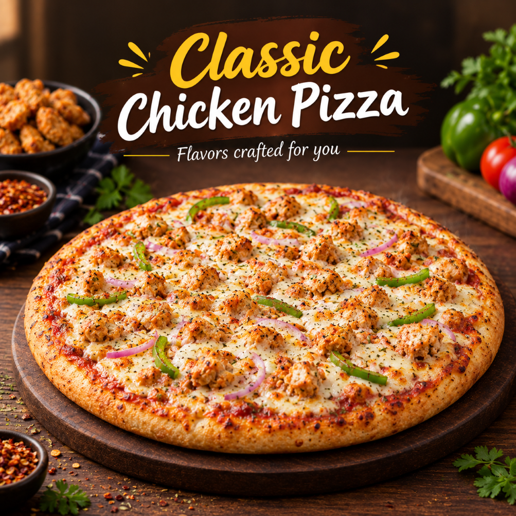 CLASSIC CHCIKEN PIZZA
