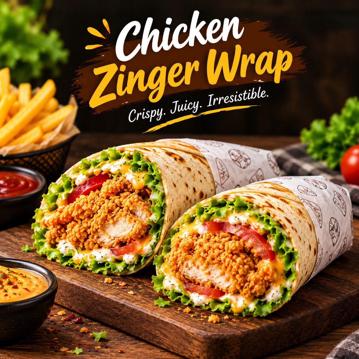 CHICKEN ZINGER WRAP