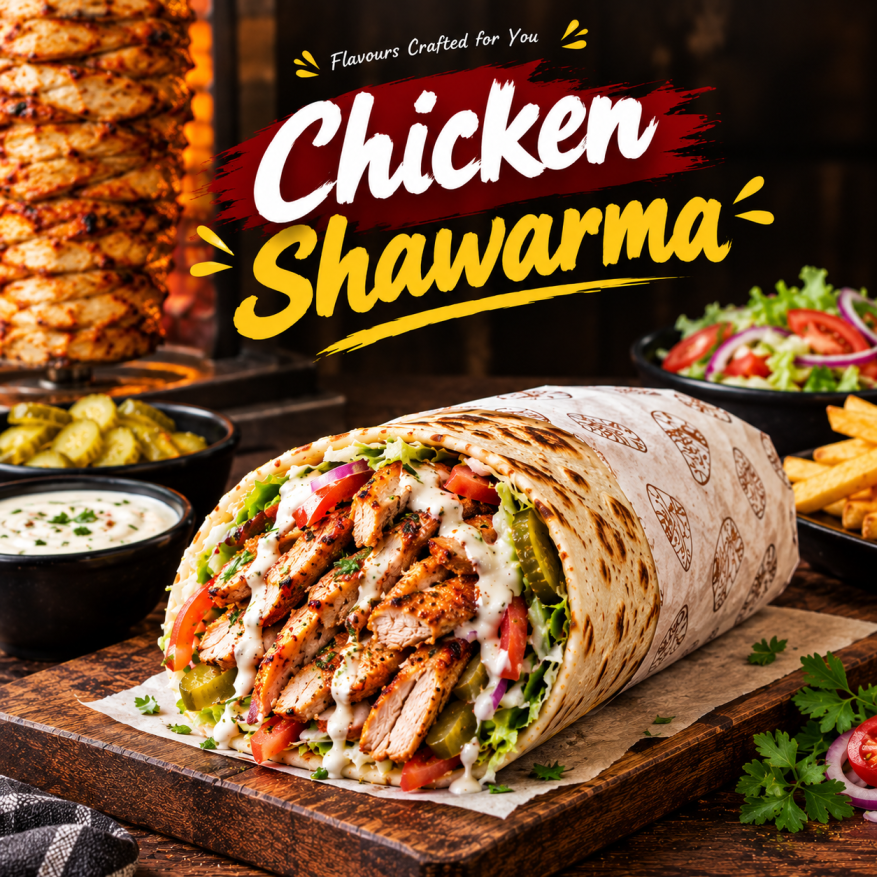 CHICKEN SHAWARMA