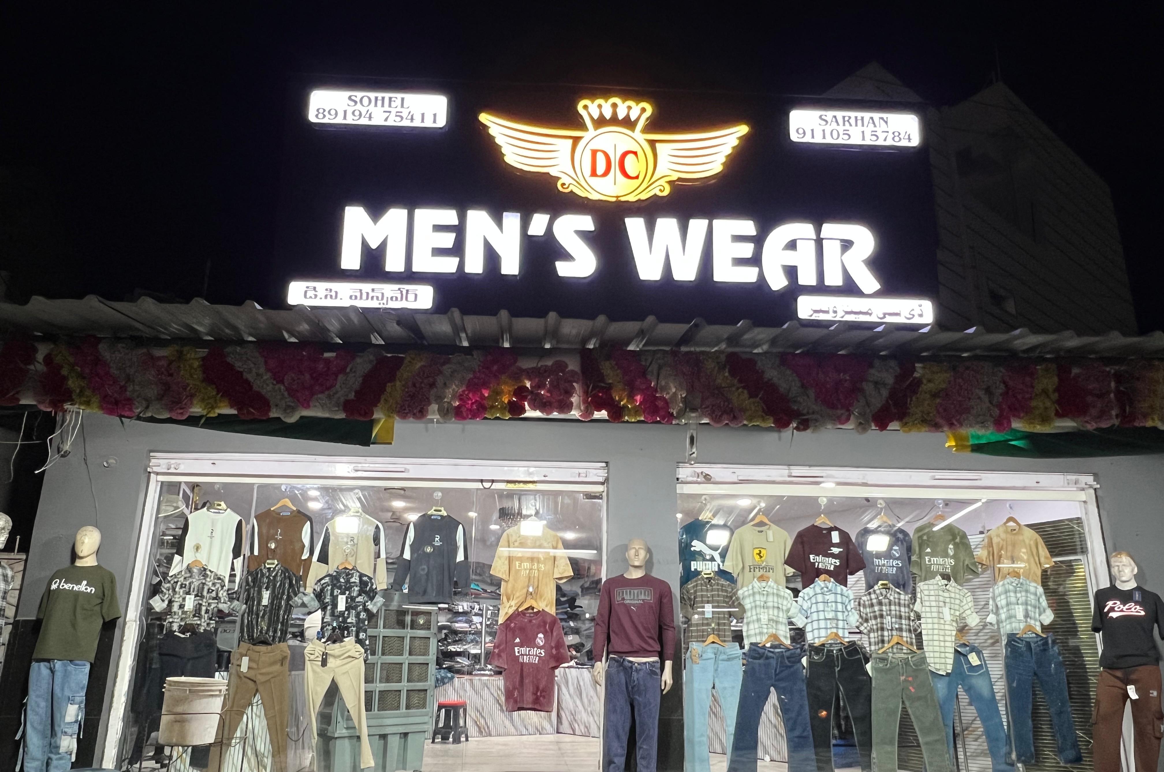 DC MENS WEAR/KIDS WEAR