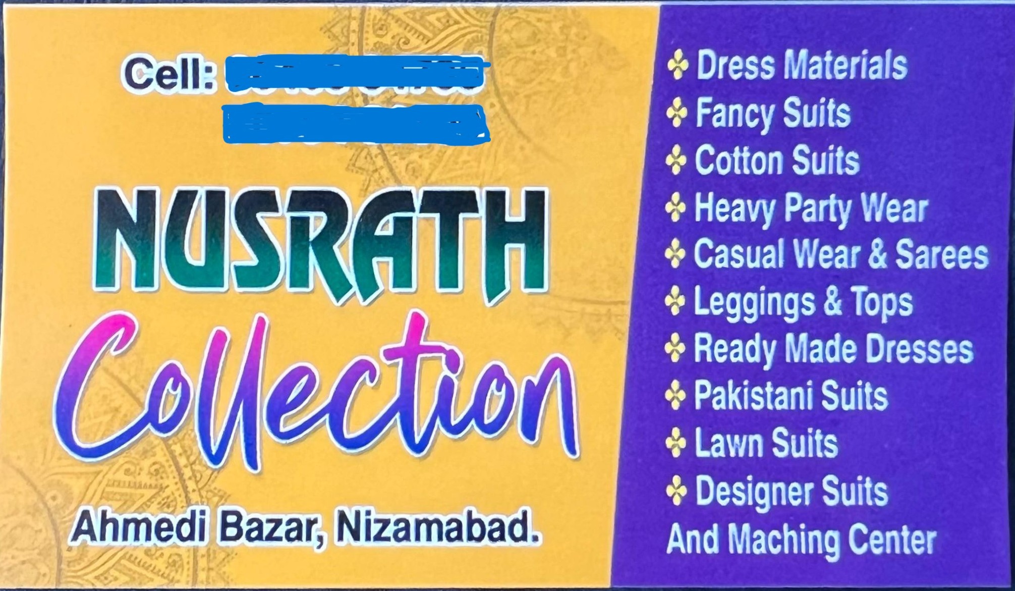 MSR FASHION & NUSRATH COLLECTION